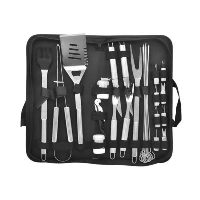 Outdoor Camping Accessories Portable BBQ Tools Set with Customized Logo and Carry Bag
