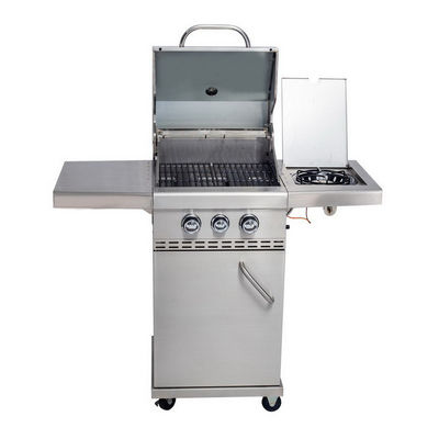 Large Capacity Smokeless Stainless Steel Bbq Grills Portable Outdoor Burner Gas Grill
