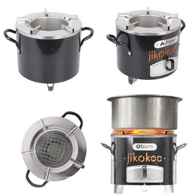 Jikojiuao Africa Nigeria Windproof 3.5 KG Small Charcoal Cooking Stove Stainless Steel