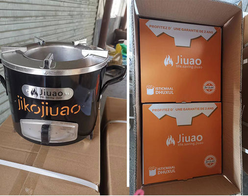 Jikojiuao Africa Nigeria Windproof 3.5 KG Small Charcoal Cooking Stove Stainless Steel