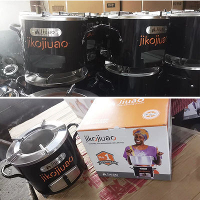 Jikojiuao Africa Nigeria Windproof 3.5 KG Small Charcoal Cooking Stove Stainless Steel