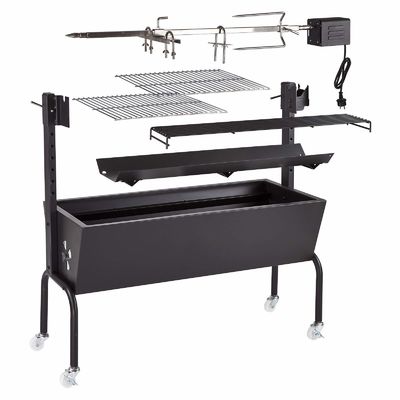 124.3*57.3*29 CM Package Size Commercial Rotisserie Charcoal BBQ Grill for Restaurant