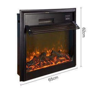 Metal 3D White Simulation Electronic Fireplace for Family Directly from 110V / 220V