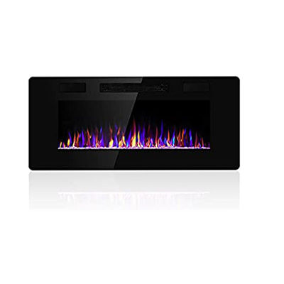 Electric Fire Place with 9 Flame Colors Wall Mounted Electric Fireplace Heater Flame