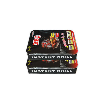 Outdoor Camping Portable Disposable Charcoal BBQ Grill with Design and 32X24X6cm Size