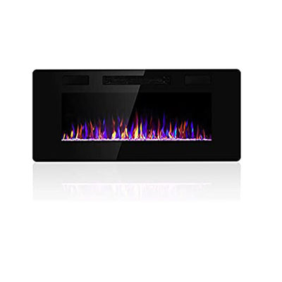 Household Indoor 9 Colors Flame Fire Place Heaters Fireplaces Linear Electric Fireplace Stoves Wall Mounted