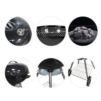 Woodfired Oven Rotisserie Grill for Charcoal BBQ and Outdoor Camping Kebab Roaster