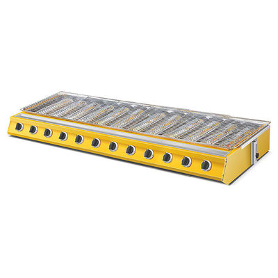 6 Burner Propane Grill Smokeless Gas Oven BBQ Rotisserie Stove for Outdoor Cooking