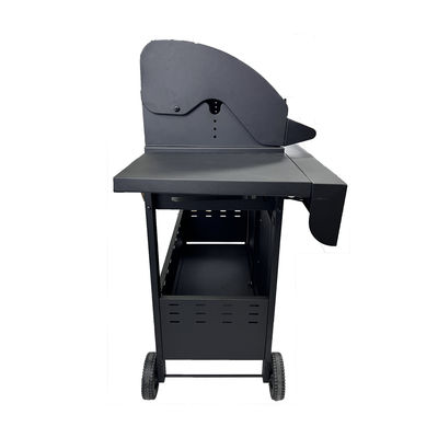 Customized Logo Acceptable 6 Burner Steel German Gas Trolley BBQ Grill for Outdoor