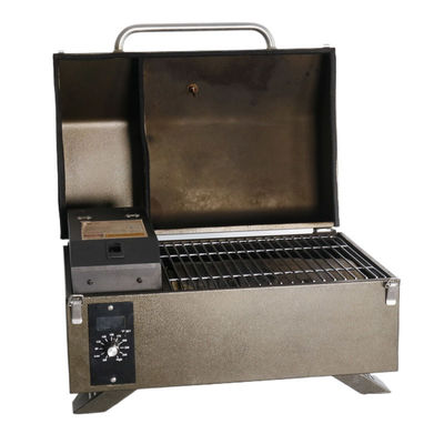 Versatile LED Control Outdoor Barbecue BBQ Electric Wood Pellet Grill Smoker 59*44*34.5