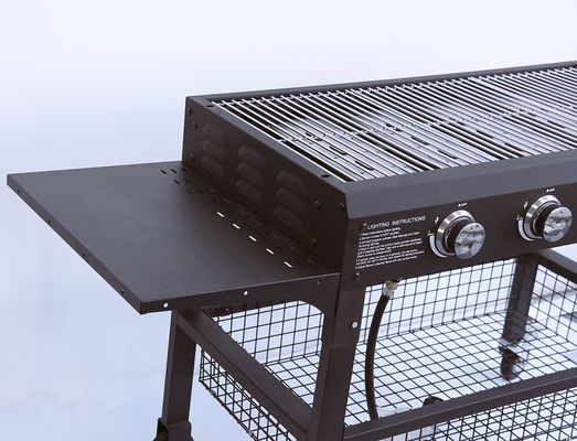 Steel Commercial Flat Top Grill Plancha Gas Grill with 2 Sides Piezoelectric Ignition