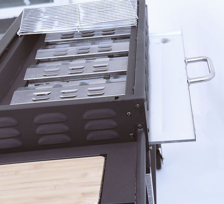 Steel Commercial Flat Top Grill Plancha Gas Grill with 2 Sides Piezoelectric Ignition