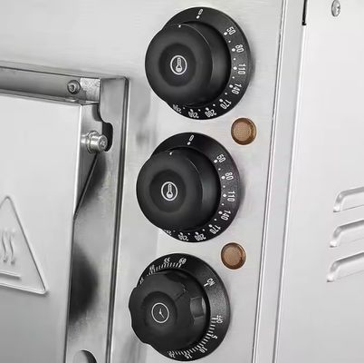 Stainless Steel Electric Pizza Baking Oven Double Deck for Household and Restaurant