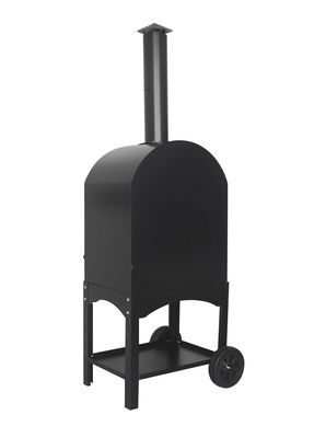Outdoor Courtyard Charcoal Oven for Baking Pizza Portable and 30.5*30.5cm Stone Size
