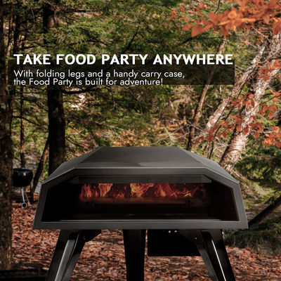 NO Private Mold Gas Pizza Oven for Outdoor Garden Kitchen Freestanding Installation