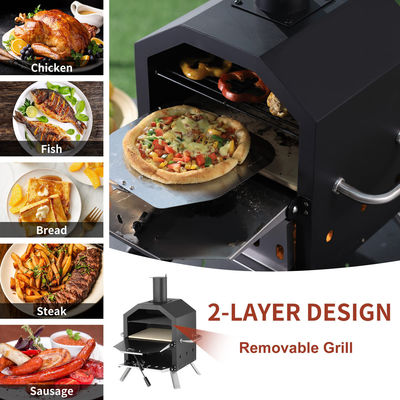 Grill Your Way to Perfection with Our Custom Logo 12" Camping Outdoor Baking Peel Stone