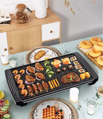 56*25cm Electric Cooking Pan for Kitchen BBQ Barbecue Non-stick and Scratch-resistant