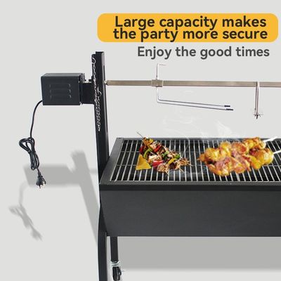 High Temp Easy Moving Outdoor Charcoal Smoker BBQ Grill Trailer with Customized Logo