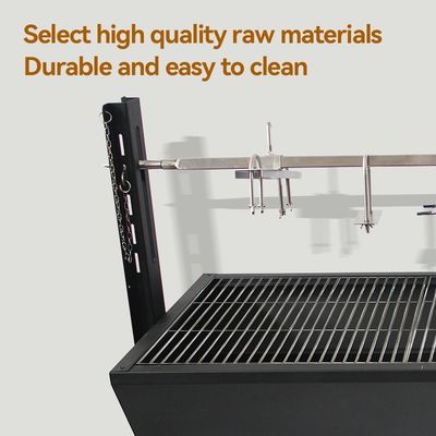 High Temp Easy Moving Outdoor Charcoal Smoker BBQ Grill Trailer with Customized Logo