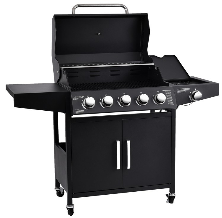 OEM 5 1 Burners GSA Grills Commercial Barbecue Chicken Grill Machine BBQ Grill Smoker