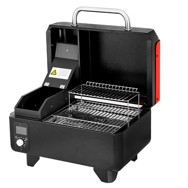 53.5*46*38cm Electric Pellet Smoker Grill with LED Control Customized Logo Acceptable