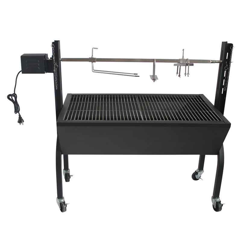 High Temp Easy Moving Outdoor Charcoal Smoker BBQ Grill Trailer with Customized Logo
